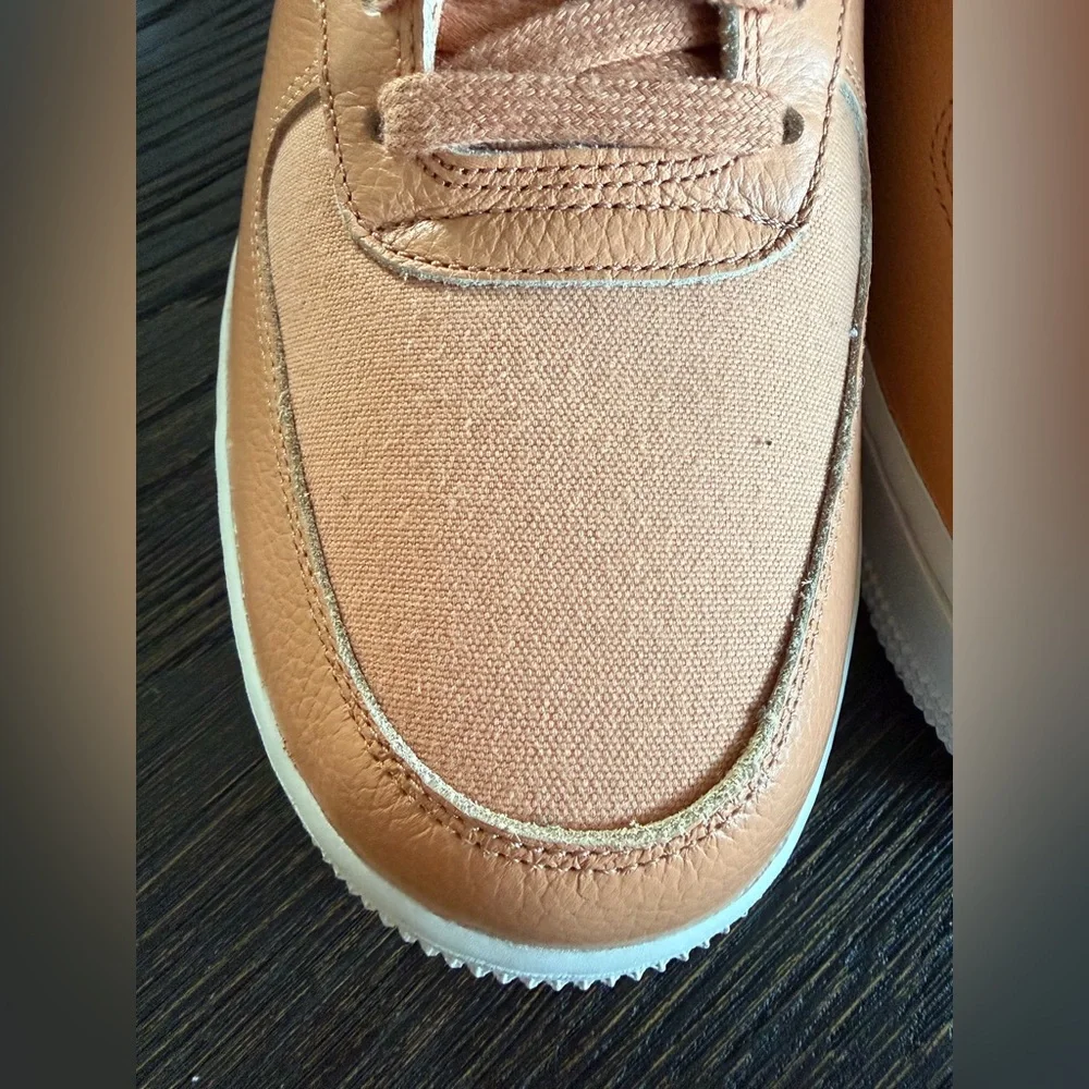 NEW MEN'S NIKE AIR FORCE 1 '07 LX IN AMBER BROWN & PHANTOM! Size 11.5 - Picture 5 of 11